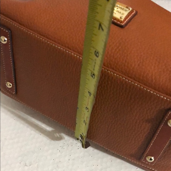 Dooney & Bourke Tan Hobo Bag with Tassel Detail - Picture 8 of 9